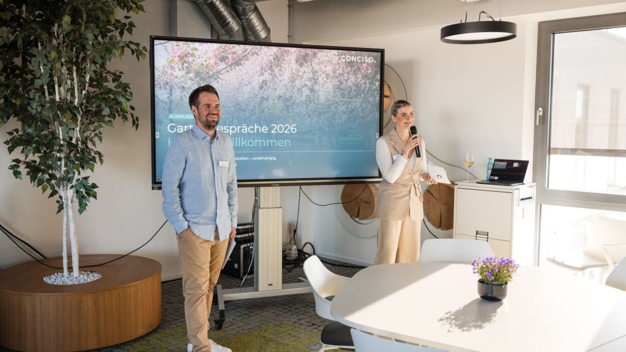 Gartengespräche 2026 bei Conciso: Austausch, Verantwortung und neue Perspektiven auf Künstliche Intelligenz