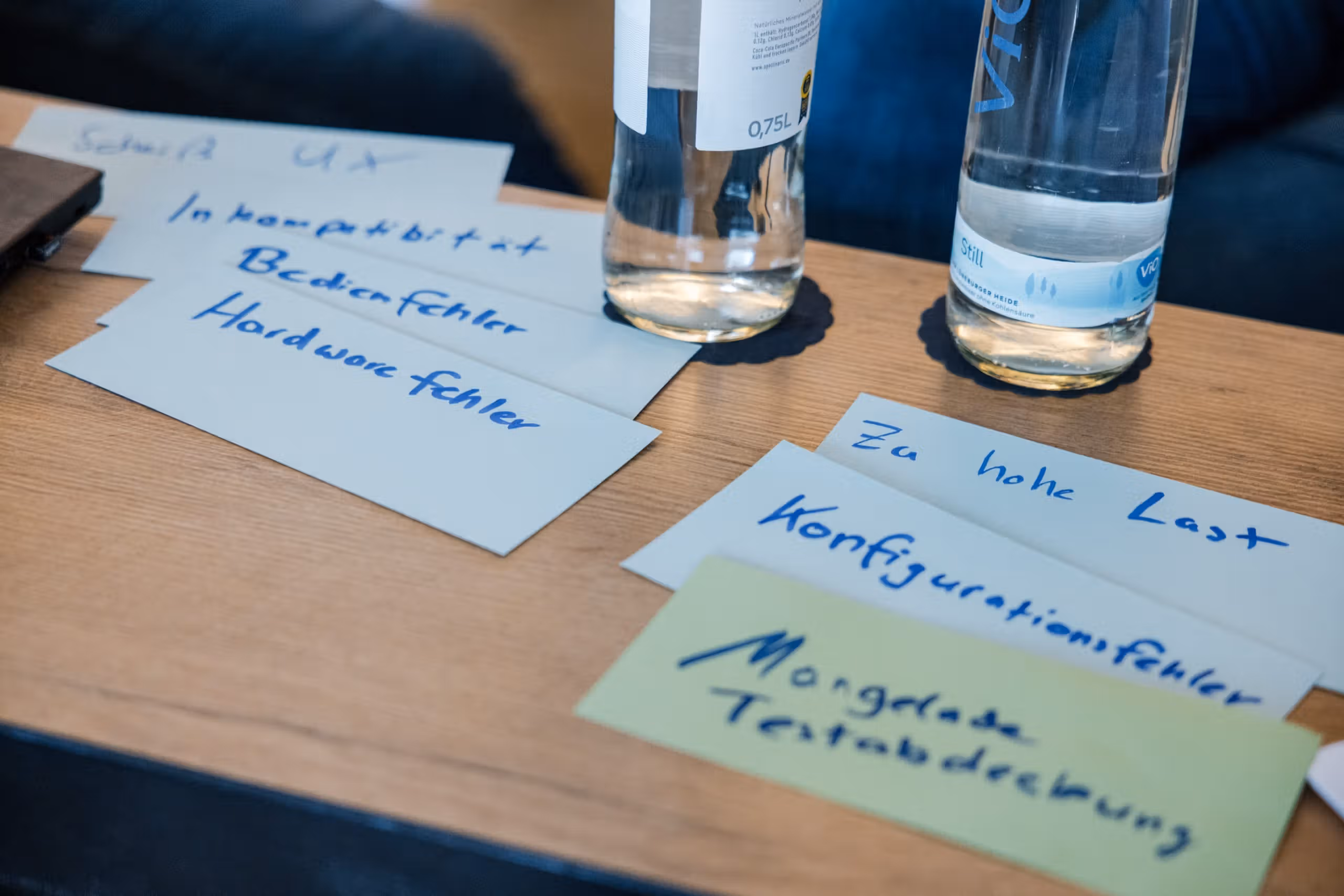 Notizen und Karten aus einem Conciso-Workshop